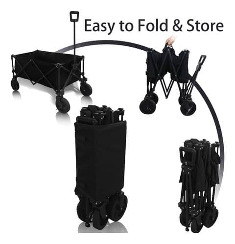 Remolque Plegable Mercado Mascotas Camping Trolley 110kg