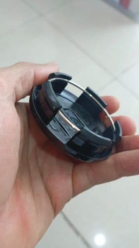 Centro De Rin Jeep Tapa Emblema Copa 64mm Negro X1 Unidad