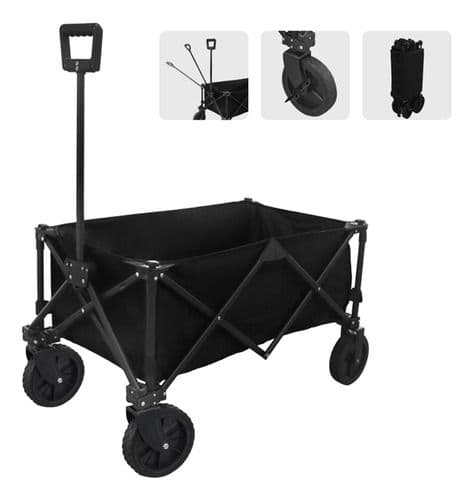 Remolque Plegable Mercado Mascotas Camping Trolley 110kg