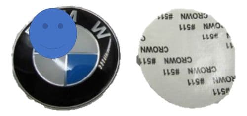 Emblema Bmw Volante Carro 45mm Manubrio R1200gs Moto Set X2