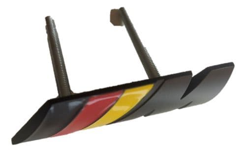 Emblema Bmw ///m Mpower Bandera Alemana Frontal Barras